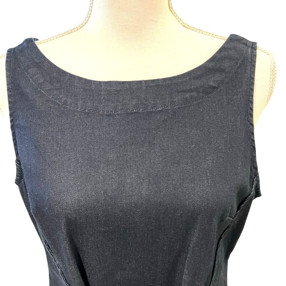 Anthropologie Holding Horses Womens Western Denim Dress Size 10 Minimalist - Picture 4 of 14